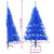 Artificial Half Christmas Tree with Stand Blue 150 cm PVC