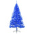 Artificial Half Christmas Tree with Stand Blue 210 cm PVC