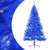 Artificial Half Christmas Tree with Stand Blue 240 cm PVC
