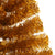 Artificial Half Christmas Tree with Stand Gold 180 cm PET