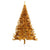 Artificial Half Christmas Tree with Stand Gold 210 cm PET