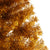 Artificial Half Christmas Tree with Stand Gold 210 cm PET