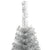 Artificial Half Christmas Tree with Stand Silver 150 cm PET