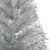 Artificial Half Christmas Tree with Stand Silver 150 cm PET