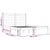 Bed Frame without Mattress White Solid Wood 183x203 cm King
