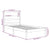 Bed Frame without Mattress White 90x190 cm Solid Wood