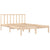 Bed Frame without Mattress Solid Wood Pine 150x200 cm