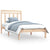 Bed Frame without Mattress 90x190 cm Solid Wood