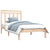 Bed Frame without Mattress 90x190 cm Solid Wood