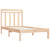 Bed Frame without Mattress 90x190 cm Solid Wood