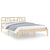 Bed Frame without Mattress 183x203 cm King Solid Wood