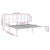 Bed Frame without Mattress White 183x203 cm King Solid Wood