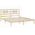 Bed Frame without Mattress 183x203 cm King Solid Wood