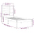 Bed Frame Solid Wood 90x190 cm 3FT Single