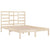 Bed Frame without Mattress Solid Wood 150x200 cm