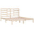 Bed Frame without Mattress Solid Wood 183x203 cm King