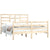 Bed Frame without Mattress Solid Wood 150x200 cm