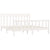 Bed Frame without Mattress White Solid Wood Pine 183x203 cm King