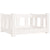 Dog Bed White 55.5x45.5x28 cm Solid Wood Pine