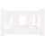 Dog Bed White 55.5x45.5x28 cm Solid Wood Pine