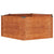 Garden Raised Bed Rusty 129x129x45 cm Corten Steel