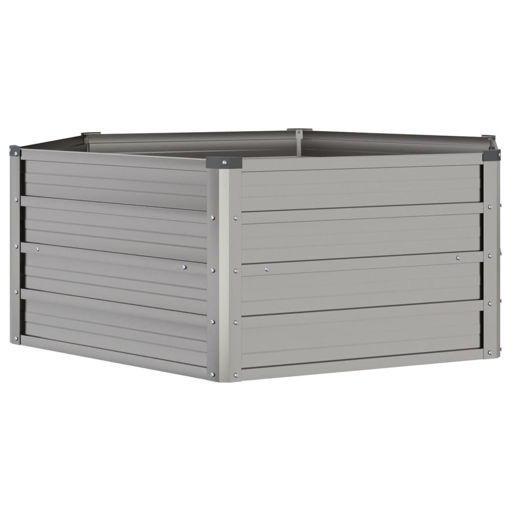 Garden Raised Bed Rusty 129x129x45 cm Corten Steel