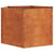 Garden Raised Bed Rusty 129x129x77 cm Corten Steel