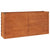 Garden Raised Bed Rusty 160x40x77 cm Corten Steel