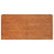 Garden Raised Bed Rusty 160x40x77 cm Corten Steel