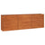 Garden Raised Bed Rusty 240x40x77 cm Corten Steel