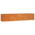 Garden Raised Bed Rusty 400x80x77 cm Corten Steel