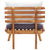 4 Piece Garden Lounge Set with Cushions Solid Wood Acacia