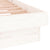 LED Bed Frame without Mattress White 90x190 cm Solid Wood