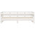 Pull-out Day Bed without Mattress White 2x(90x190) cm