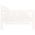 Day Bed without Mattress White Solid Wood Pine 90x190 cm