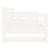 Pull-out Day Bed without Mattress White 2x(90x190) cm