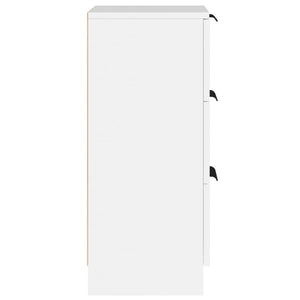 Sideboards 2 pcs White 30x30x70 cm Engineered Wood