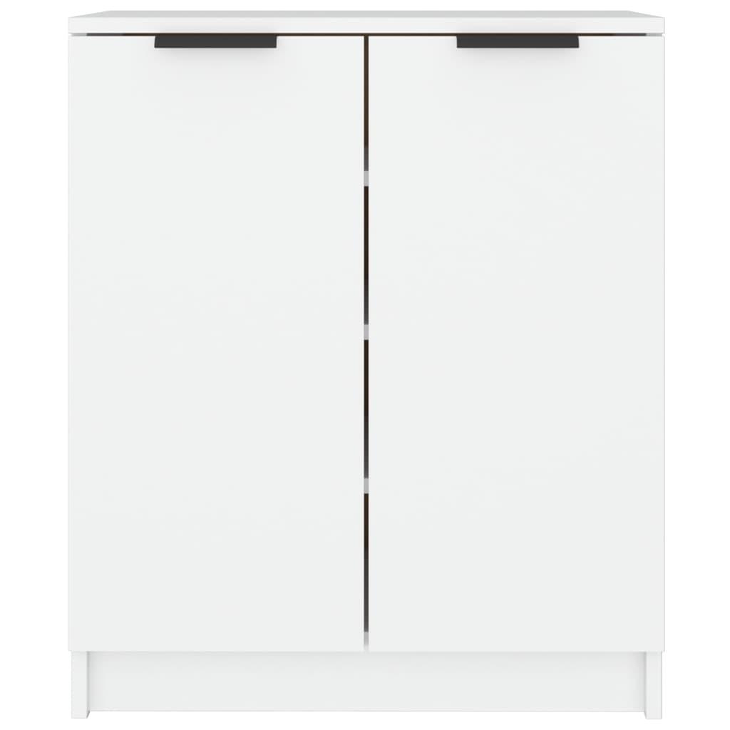 Shoe Cabinet White 59x35x70 cm Engineered Wood