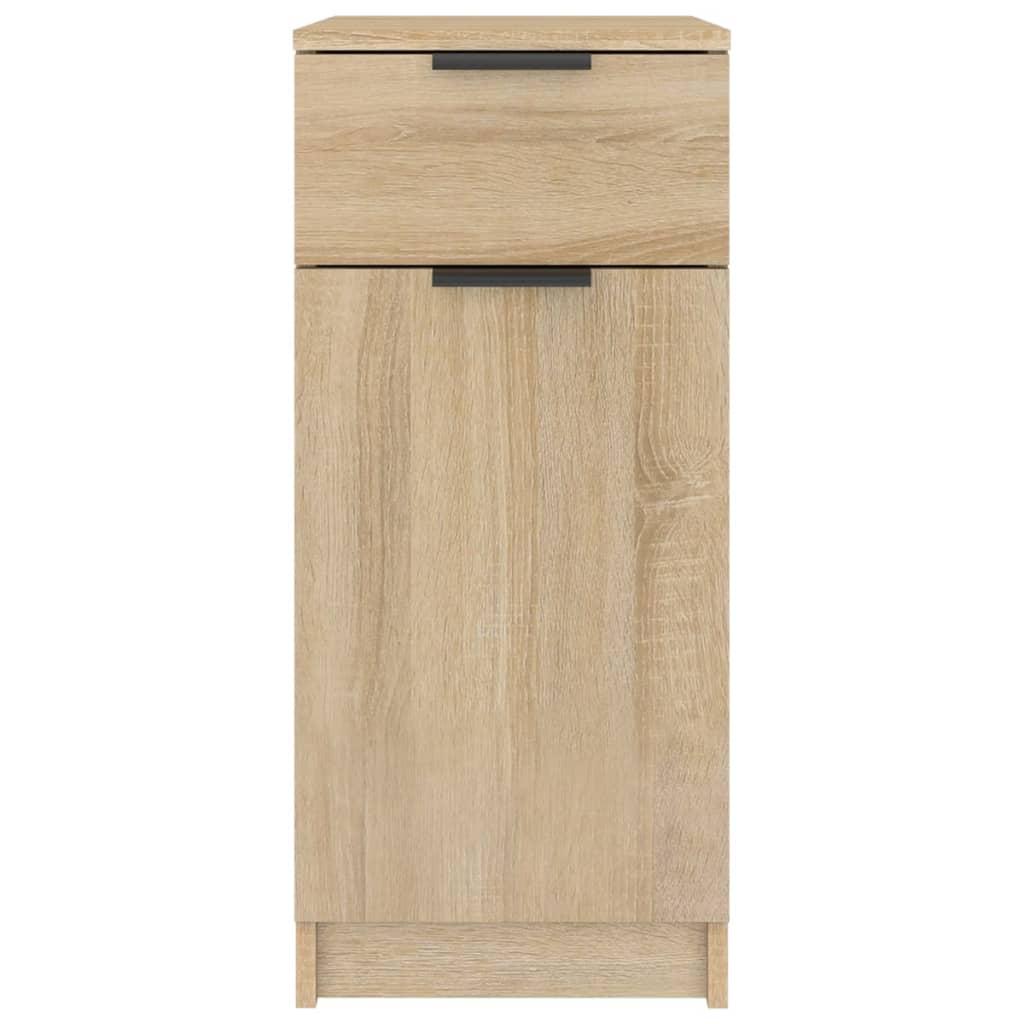 Desk Cabinet Sonoma Oak 33.5x50x75 cm Engineered Wood