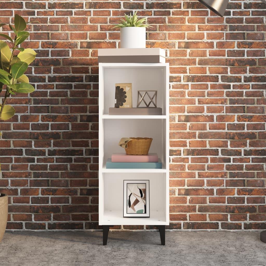Sideboard White 34.5x32.5x90 cm Engineered Wood