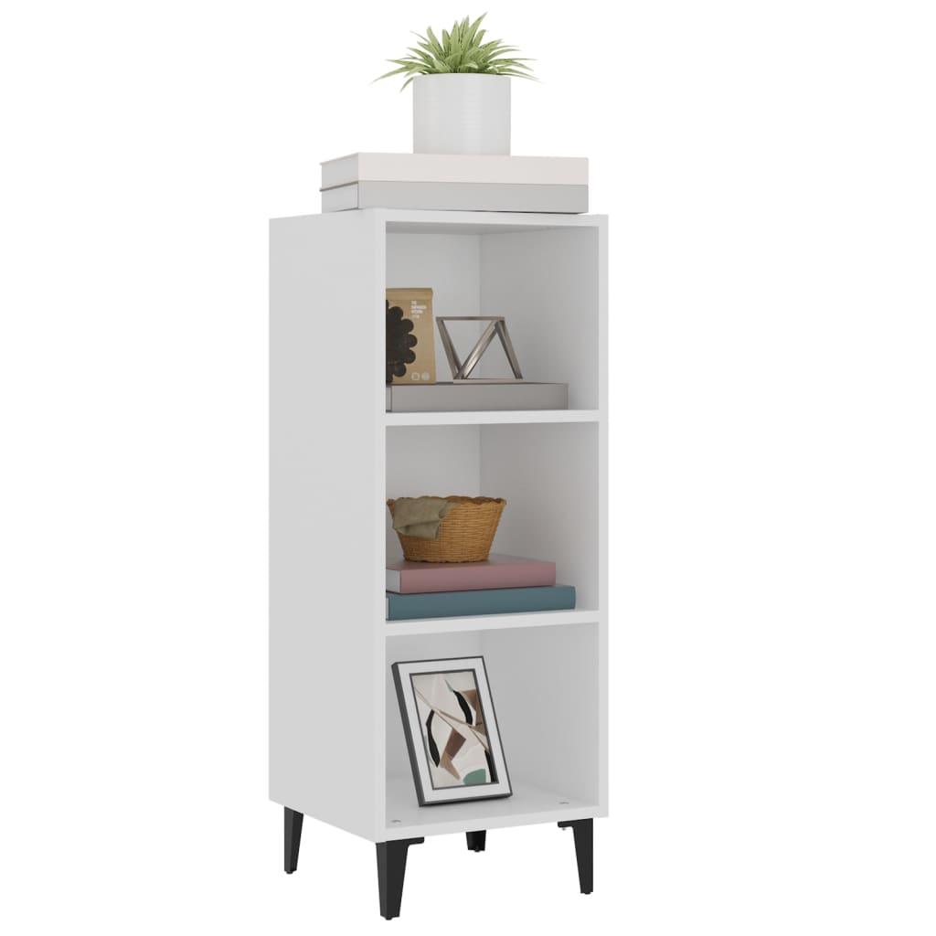 Sideboard White 34.5x32.5x90 cm Engineered Wood