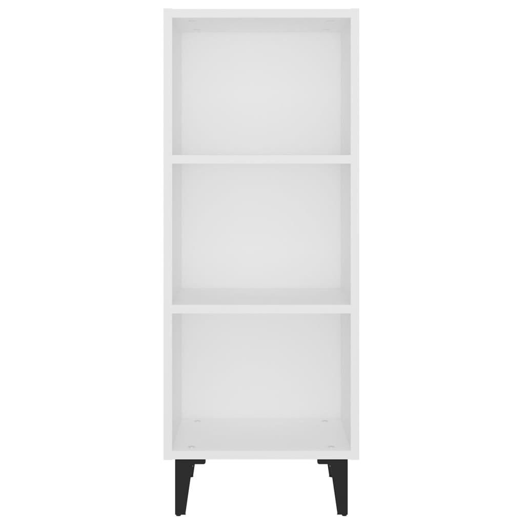 Sideboard White 34.5x32.5x90 cm Engineered Wood