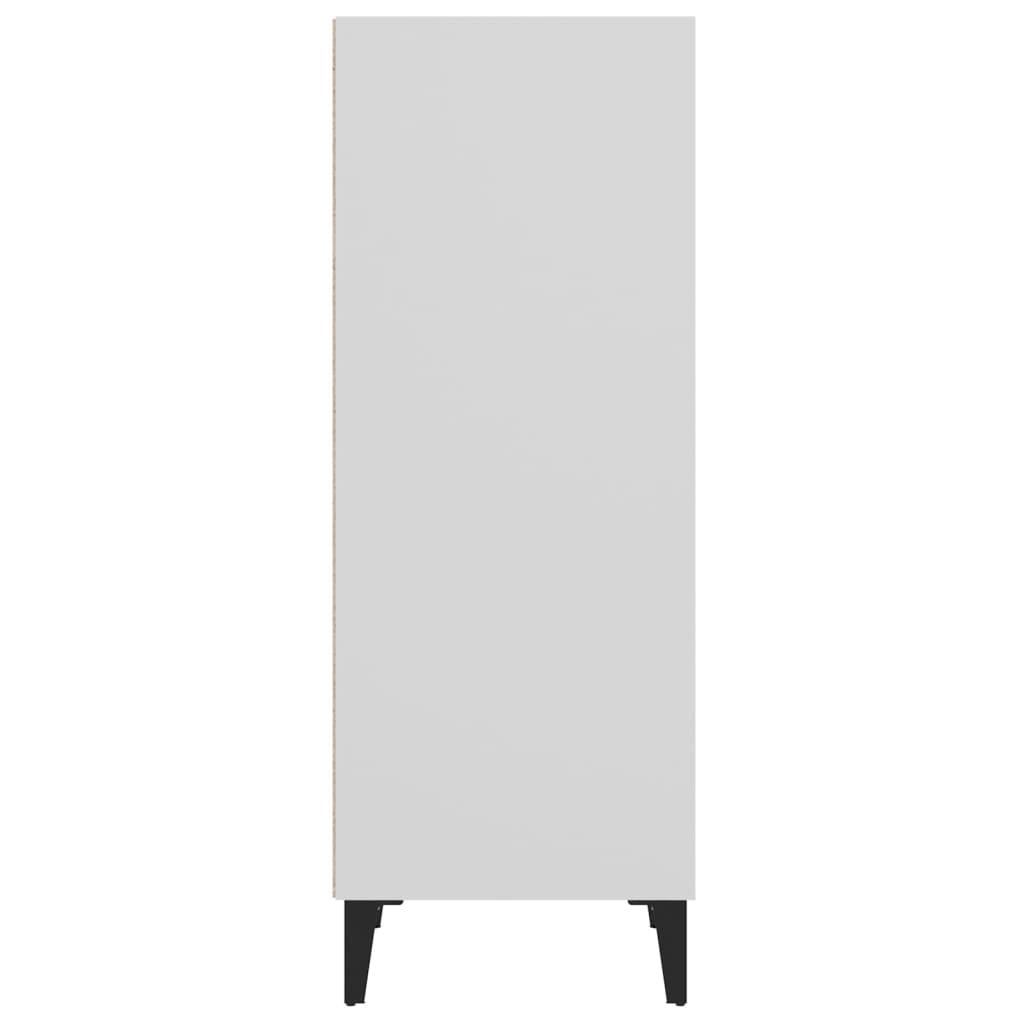 Sideboard White 34.5x32.5x90 cm Engineered Wood