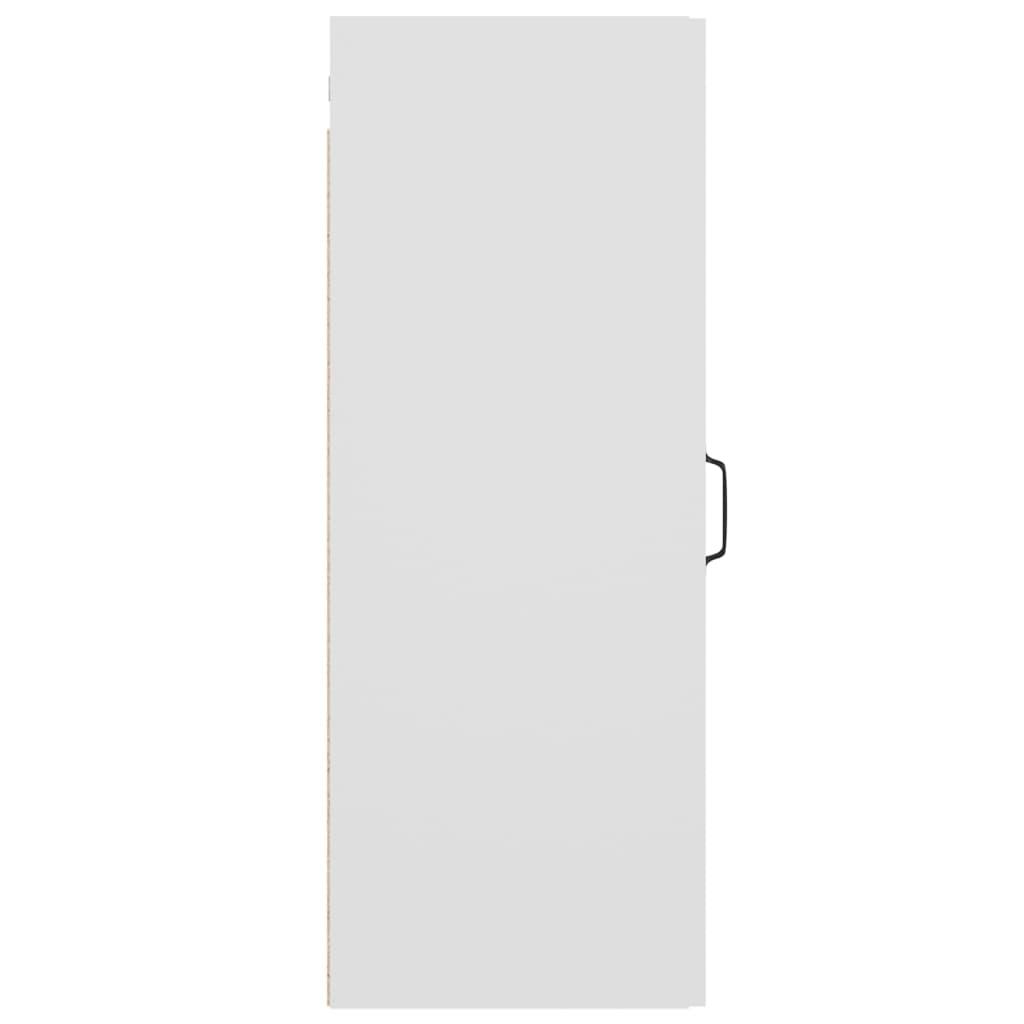Hanging Wall Cabinet White 34.5x34x90 cm