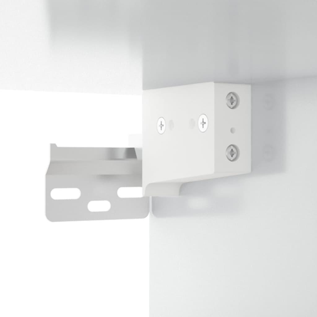 Hanging Cabinet High Gloss White 35x34x90 cm Engineered Wood