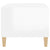 Coffee Table High Gloss White 89.5x50x40 cm Engineered Wood