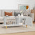 Coffee Table High Gloss White 90x50x40 cm Engineered Wood