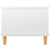 Coffee Table High Gloss White 90x50x40 cm Engineered Wood