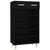 Shoe Cabinet Black 60x35x105 cm Engineered Wood