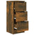 Sideboards 2 pcs Smoked Oak 30x30x70 cm Engineered Wood